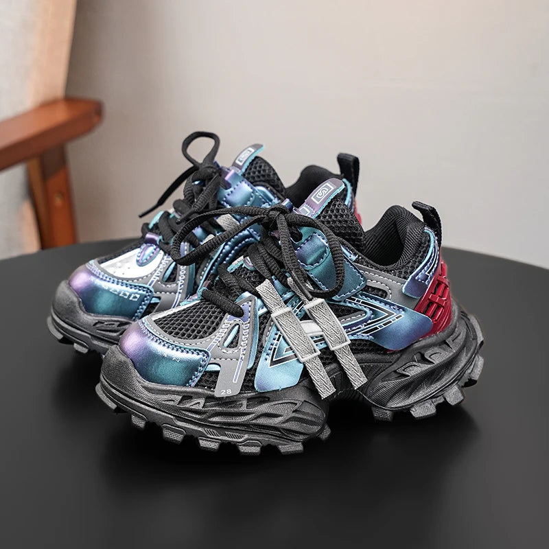 Children Casual Shoes for Girls Boys 2025 Autumn New Fashion Korean Style Soft Bottom Anti-slippery Versatile Running Sneakers