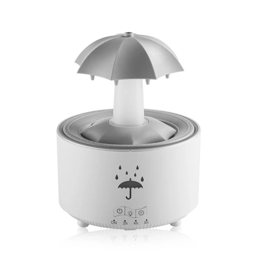 AUREVIA™ Umbrella Mist Humidifier – Relaxing LED Light & Essential Oil Aroma