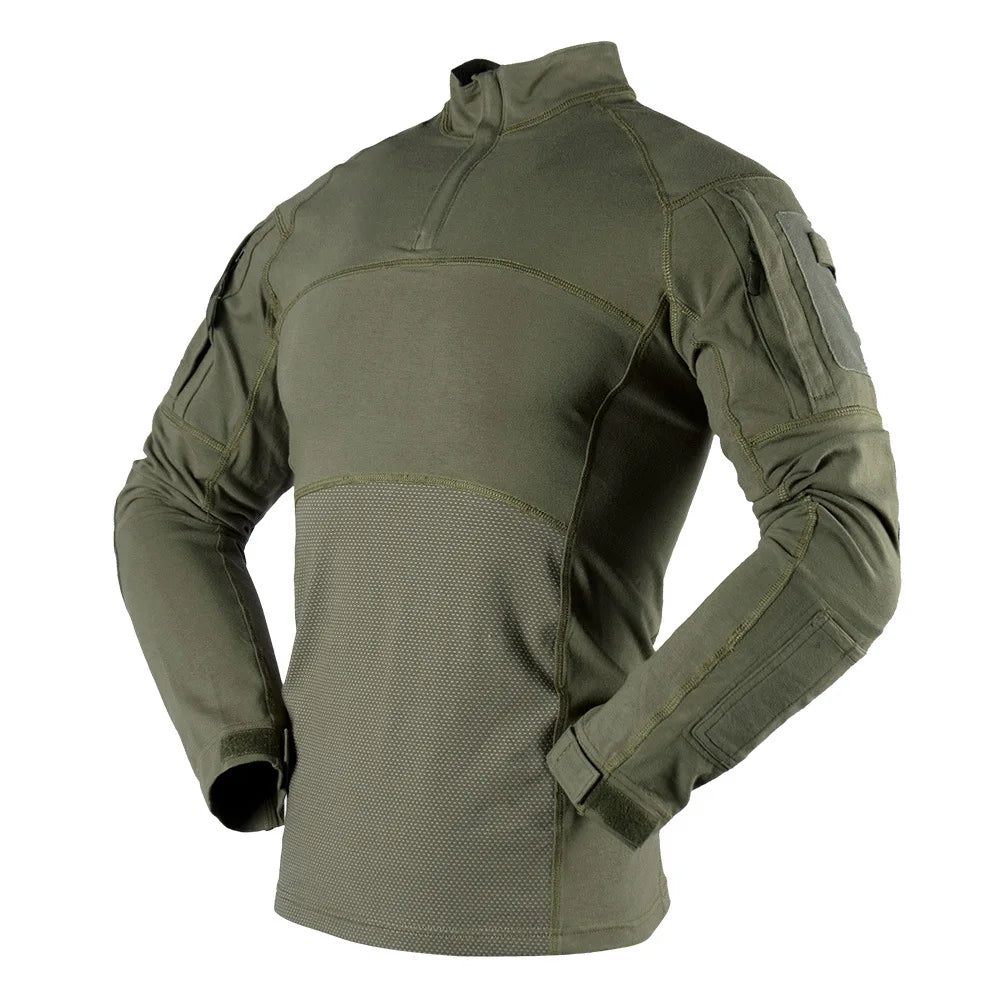 Tshirt New G4 Long Sleeve T Shirts Frog Suit CS Tactical Camping Field Soft Knitted Hiking Training Trip T-shirt Men Clothing