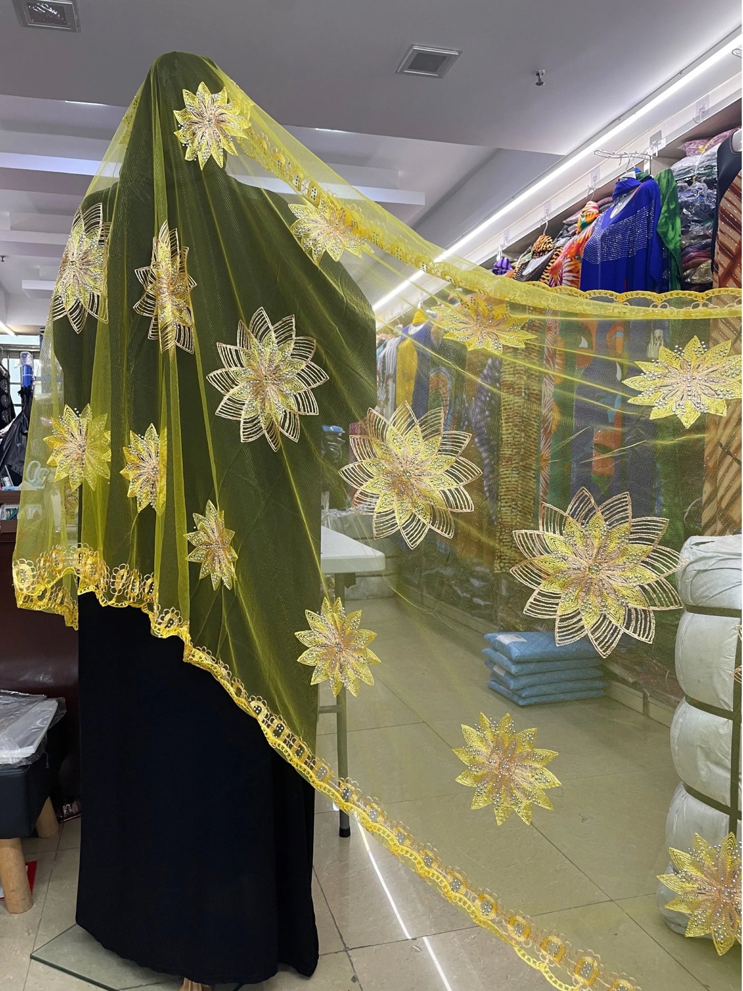2024 Limited Time Offer Hot Sale Fashion Muslim Scarf Net Hijab Pashmina African Women Hijab Scarf Dubai On Wholesale Price