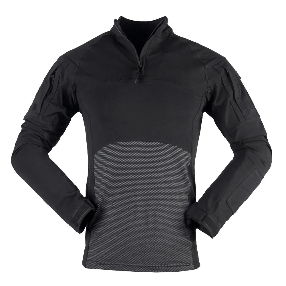 Tshirt New G4 Long Sleeve T Shirts Frog Suit CS Tactical Camping Field Soft Knitted Hiking Training Trip T-shirt Men Clothing