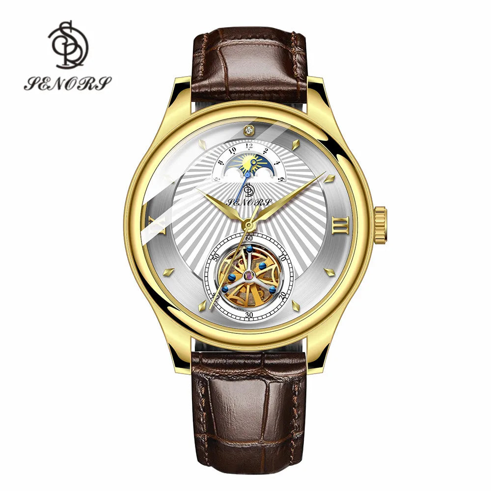 Hot Sale Sapphire Auto Date 3ATM Waterproof Automatic Luxury Men Mechanical Watch