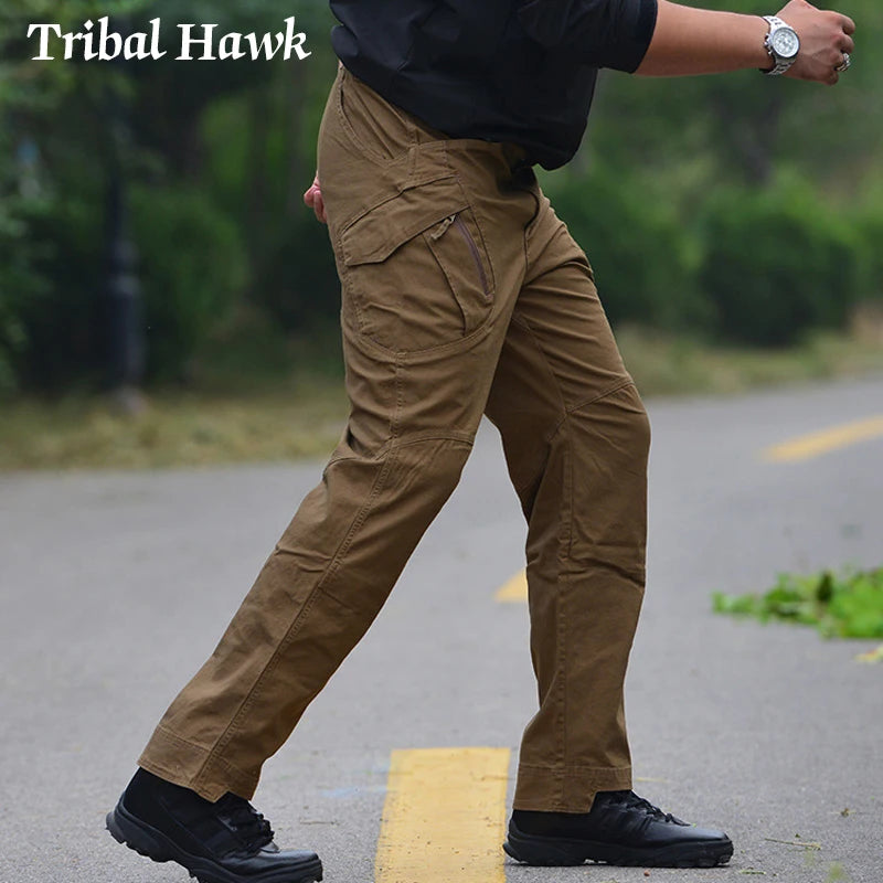 IX9 II Pants Men Tactical Cotton Cargo Pants Paintball Combat Many Pockets Work Trousers XXXL