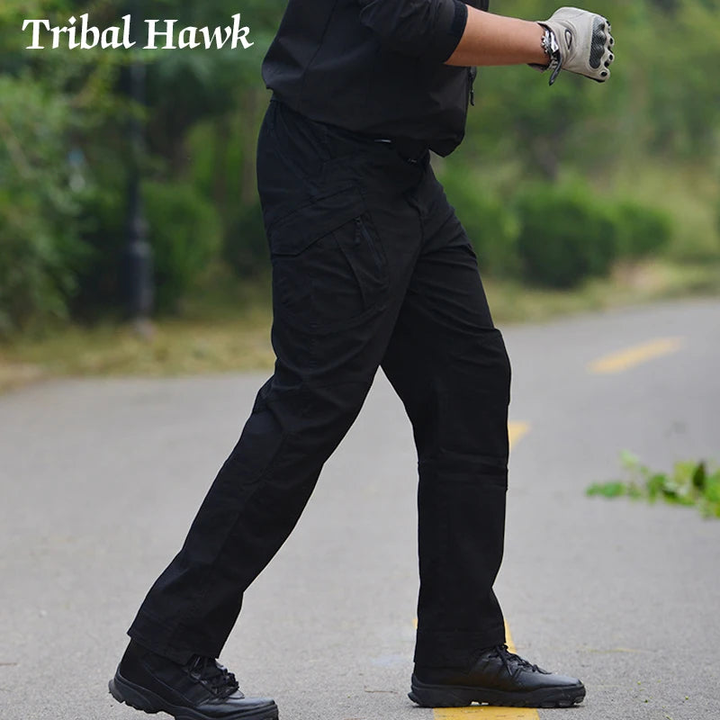 IX9 II Pants Men Tactical Cotton Cargo Pants Paintball Combat Many Pockets Work Trousers XXXL