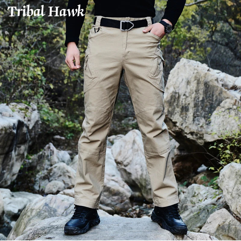 IX9 II Pants Men Tactical Cotton Cargo Pants Paintball Combat Many Pockets Work Trousers XXXL