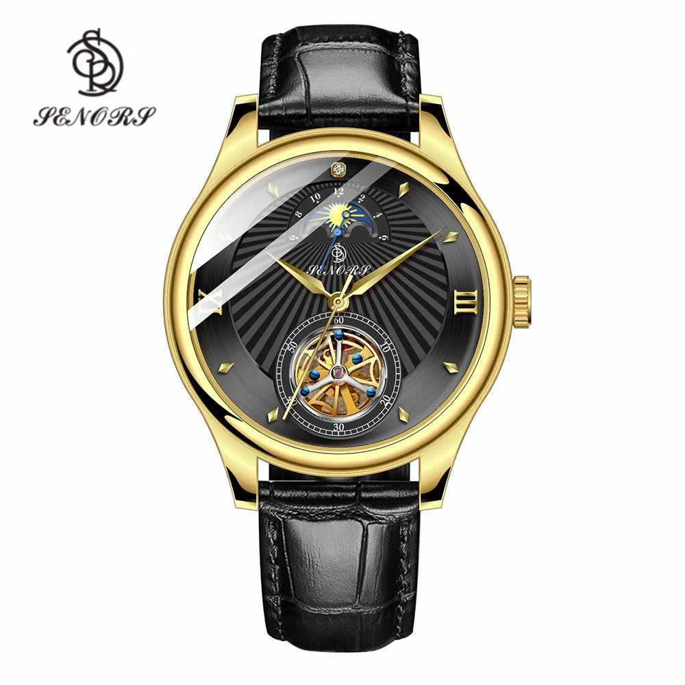 Hot Sale Sapphire Auto Date 3ATM Waterproof Automatic Luxury Men Mechanical Watch