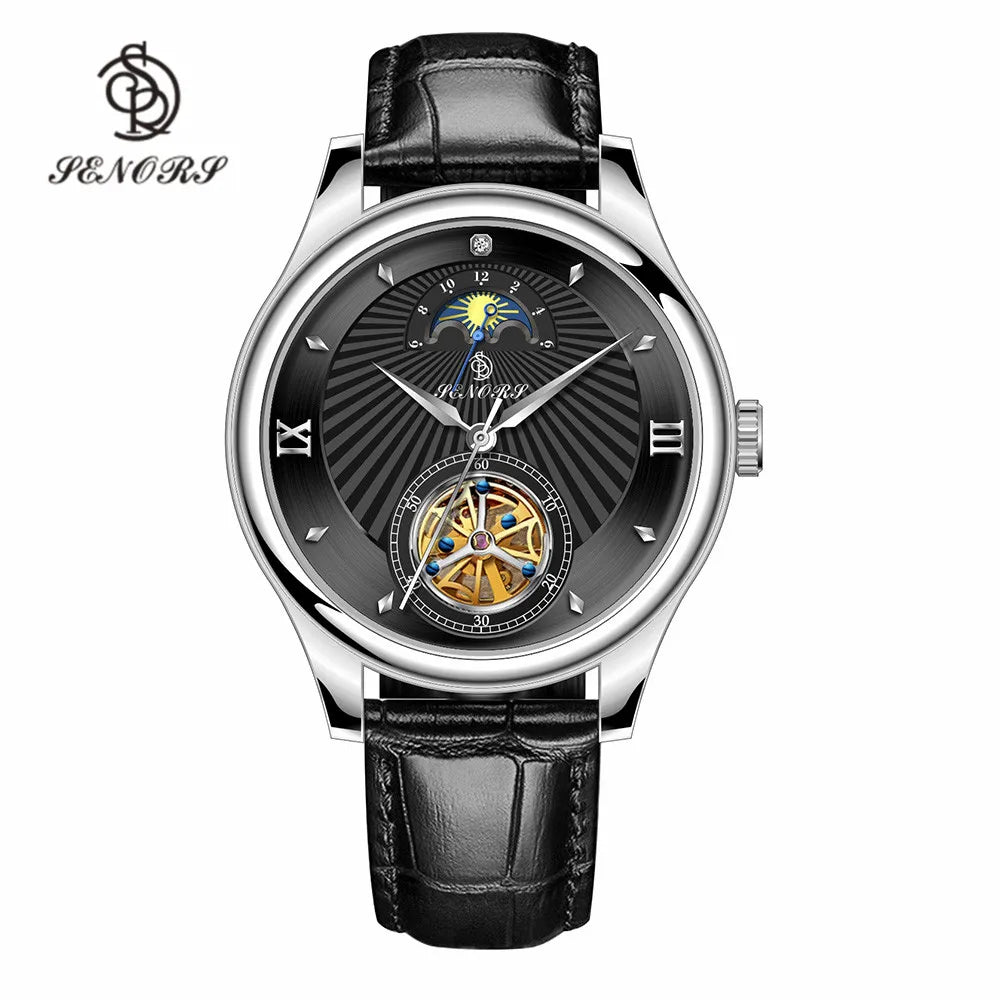 Hot Sale Sapphire Auto Date 3ATM Waterproof Automatic Luxury Men Mechanical Watch