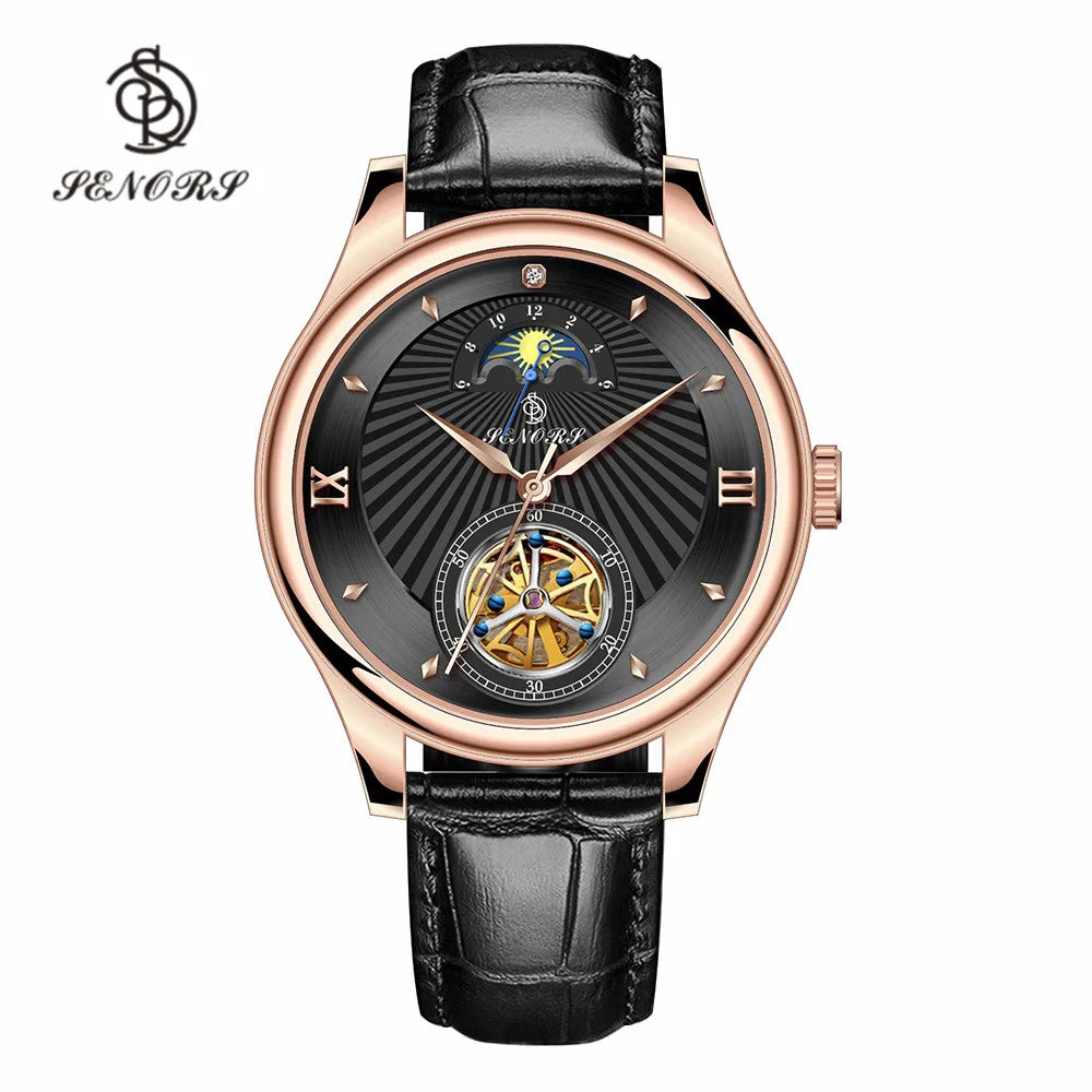Hot Sale Sapphire Auto Date 3ATM Waterproof Automatic Luxury Men Mechanical Watch