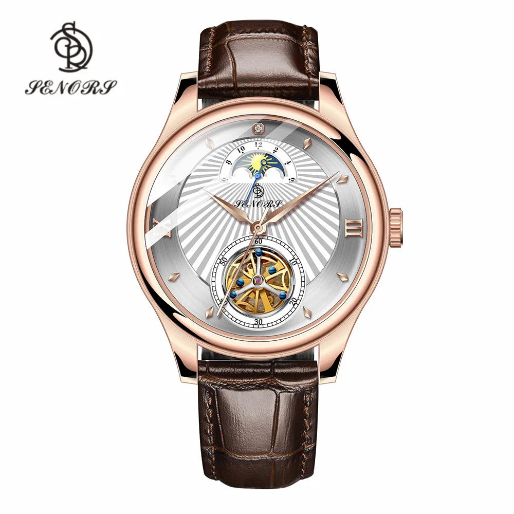 Hot Sale Sapphire Auto Date 3ATM Waterproof Automatic Luxury Men Mechanical Watch