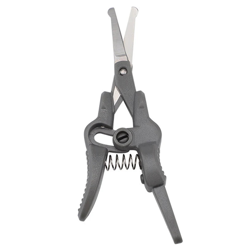 Nose Hair Scissors Stainless Steel Round Head Beauty Trimmer Nose Hair Trimmer Portable Ergonomics Nose Hair Cutter