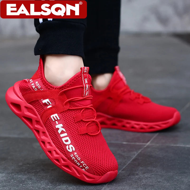 Kids Shoes Running Girls Boys School Spring Summer Casual Sports Sneakers Breathable Mesh Children's Outdoor Tennis
