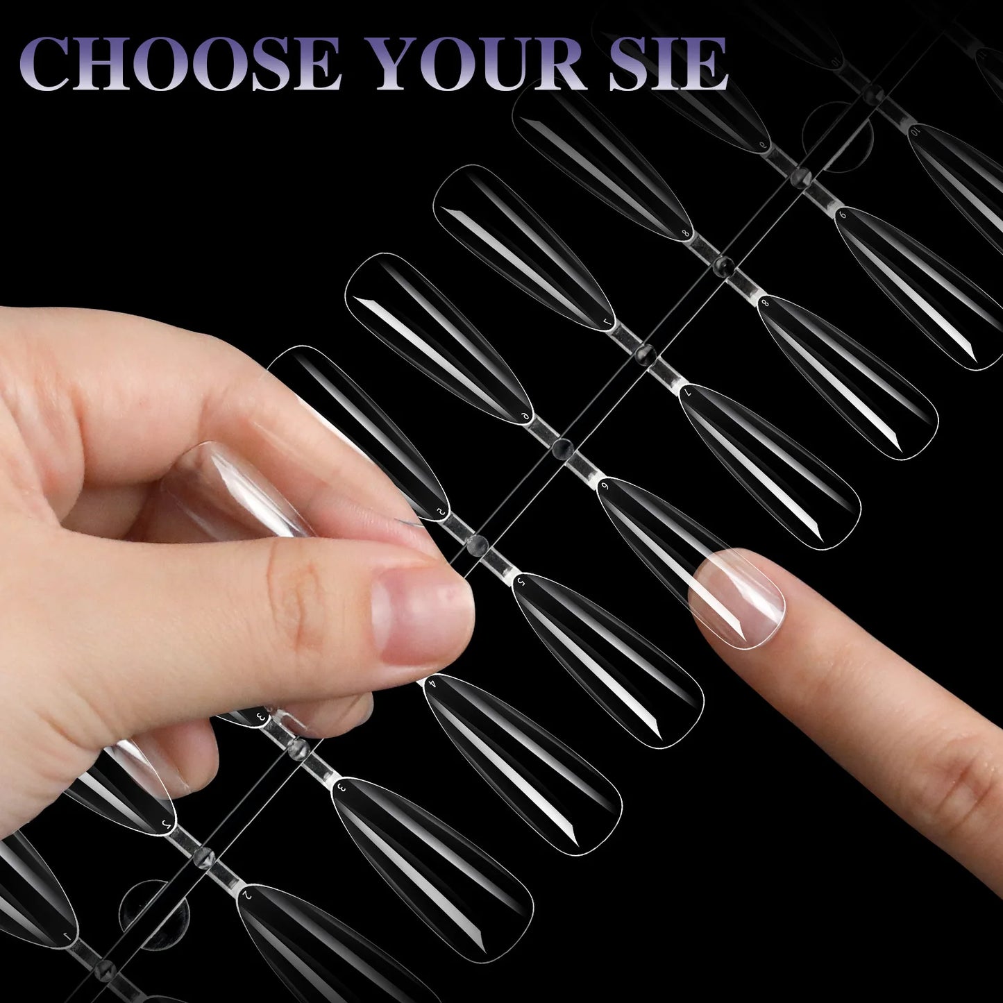 256pcs Soft Gel Nail Tips Medium Short Almond Coffin Full Cover Matte Extension Tools Acrylic Press on Nail DIY Manicure Decor