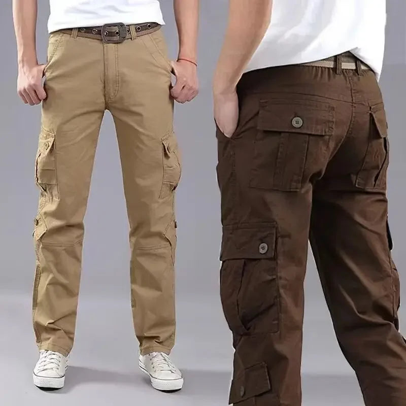 Trousers Man Straight Cargo Pants for Men Baggy Casual Aesthetic New In Street Loose Emo Y2k Vintage Designer High Quality Cheap