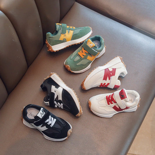 Spring Autumn Children's Sports Shoes Chunky Causal Girls Sneakers School Boys Versatile Kid Basketball Shoes Breathable Classic