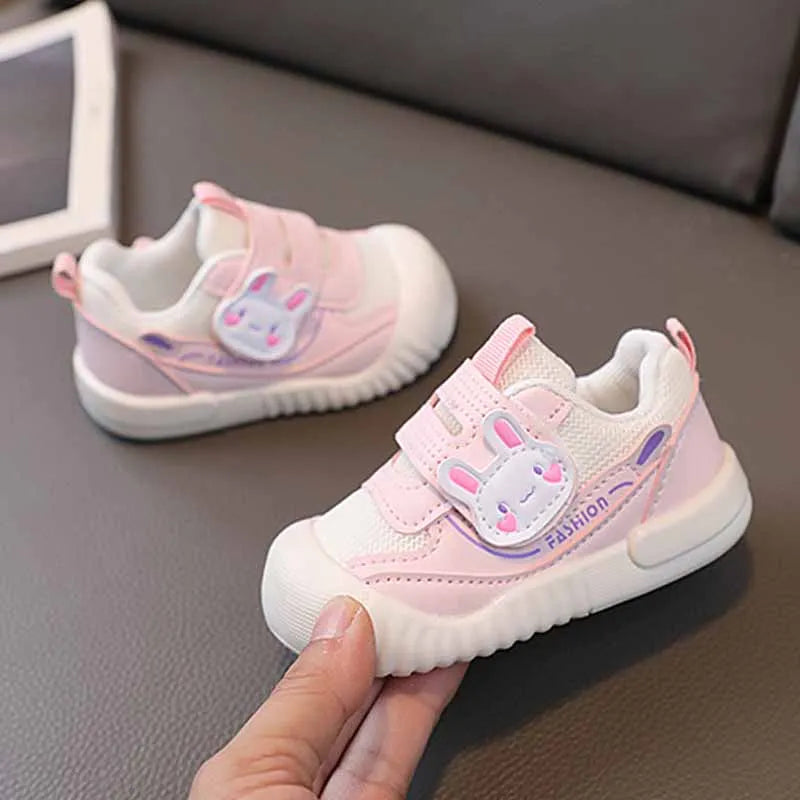 0-3 Years Baby Soft Soled Walking Shoes Spring Autumn Mesh Upper Breathable Casual Sports Shoes Anti Slip Anti Kick Sneakers