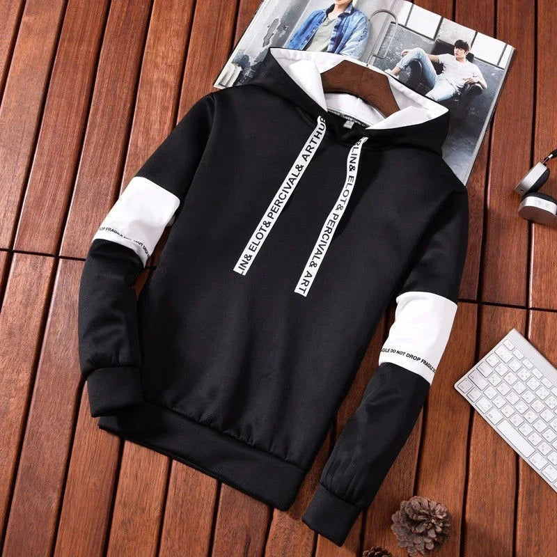 2024 Men Tracksuit Set Autumn Winter Hoodies Sweatshirt Men's Sportswear Sweatshirts+Sweatpants 2 Piece Hip Hop Pullover Hoodies