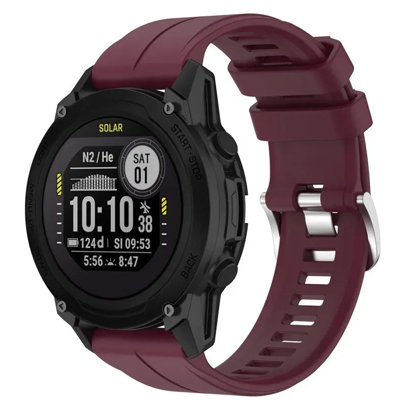 22mm Watch Strap For Garmin Descent G1/Forerunner 745 945 935/approach S62 Smartwatch Sport Silicone Wrist Band Bracelet