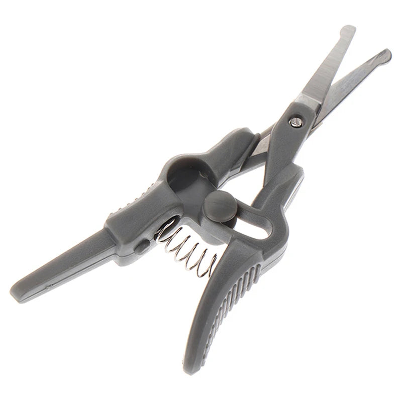 Nose Hair Scissors Stainless Steel Round Head Beauty Trimmer Nose Hair Trimmer Portable Ergonomics Nose Hair Cutter