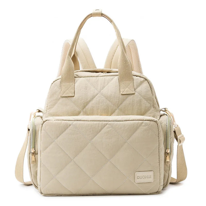 Personalized Mom Bag Backpack Solid Color Mother Insulation Bottle Handbag Baby Diapers Organizer Maternity Bags