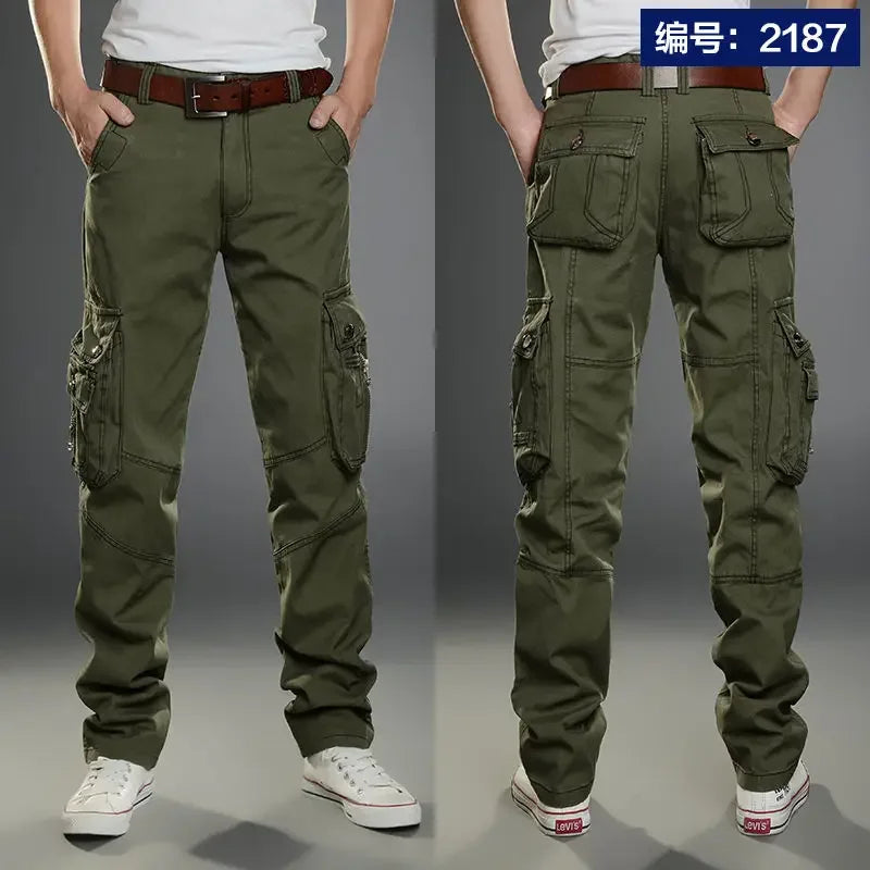 Trousers Man Straight Cargo Pants for Men Baggy Casual Aesthetic New In Street Loose Emo Y2k Vintage Designer High Quality Cheap