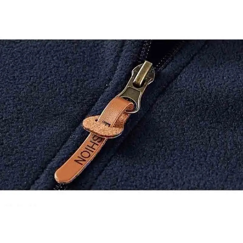 Two-sided Thicken Fleece Men Casual Coat Vest Autumn Winter Streetwear Fashion Male Solid Zipper Casual Warm Sleeveless Jackets