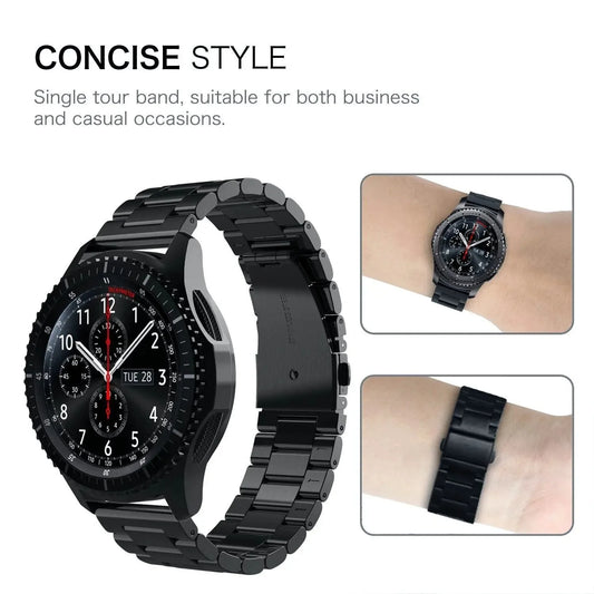 18mm 20mm 22mm 24mm Quick Release Solid Stainless Steel Watch Strap for Universal Watch Band Bracelet Accessories with Tool
