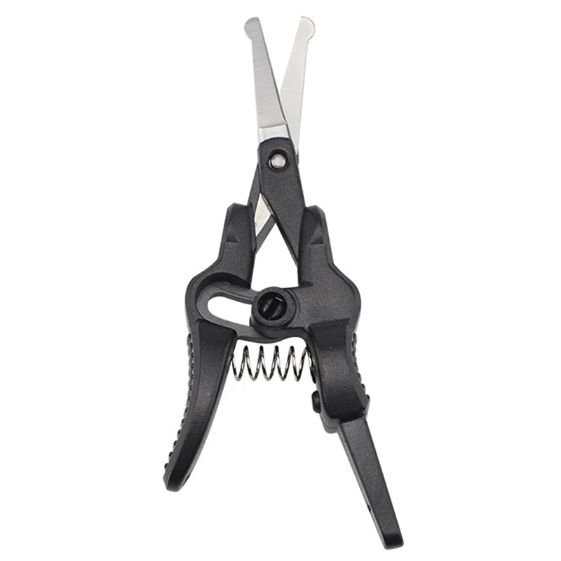 Nose Hair Scissors Stainless Steel Round Head Beauty Trimmer Nose Hair Trimmer Portable Ergonomics Nose Hair Cutter