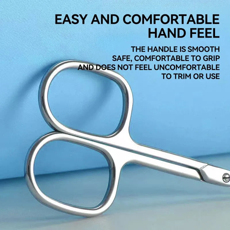 Stainless Steel Cuticle Scissors Dead Skin Remover Cuticle Cutter Professional Nail Art Tool Russian Manicure Curved Tip Scissor