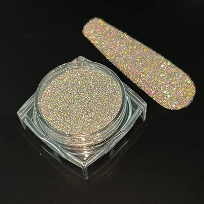 53 Jars 3D Cat Eye Effect Magnet Nail Powder Shiny Sparkly Mirror Nail Glitter Dust UV Gel Polish Chrome DIY Nail Art Pigment #F