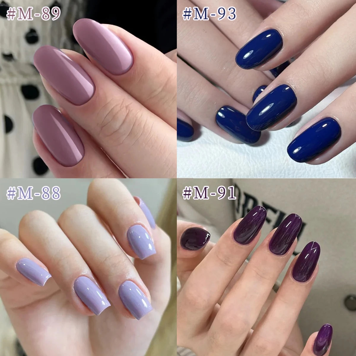 XEIJAYI 6Pcs 15ML Jelly Ice Transparent Nude Green Blue Green And Colorful And Pure Gel Nail Polish Set Peelable UV LED Gel Poli