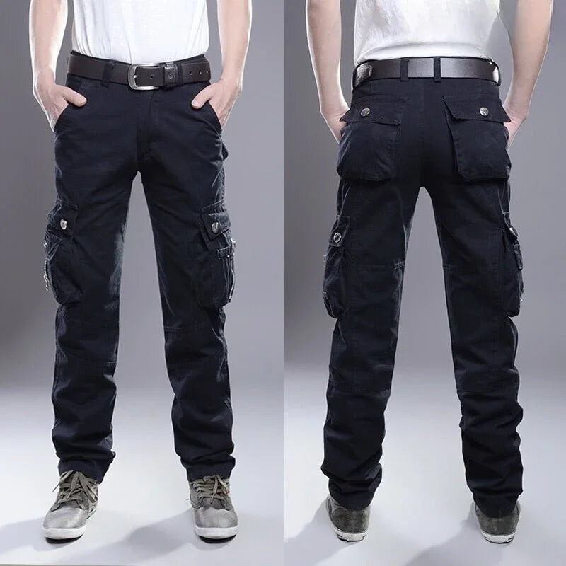 Trousers Man Straight Cargo Pants for Men Baggy Casual Aesthetic New In Street Loose Emo Y2k Vintage Designer High Quality Cheap