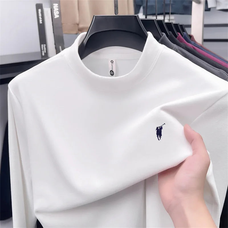 Xiaoma logo solid color simple hoodie men's top t-shirt windproof, warm, loose and comfortable