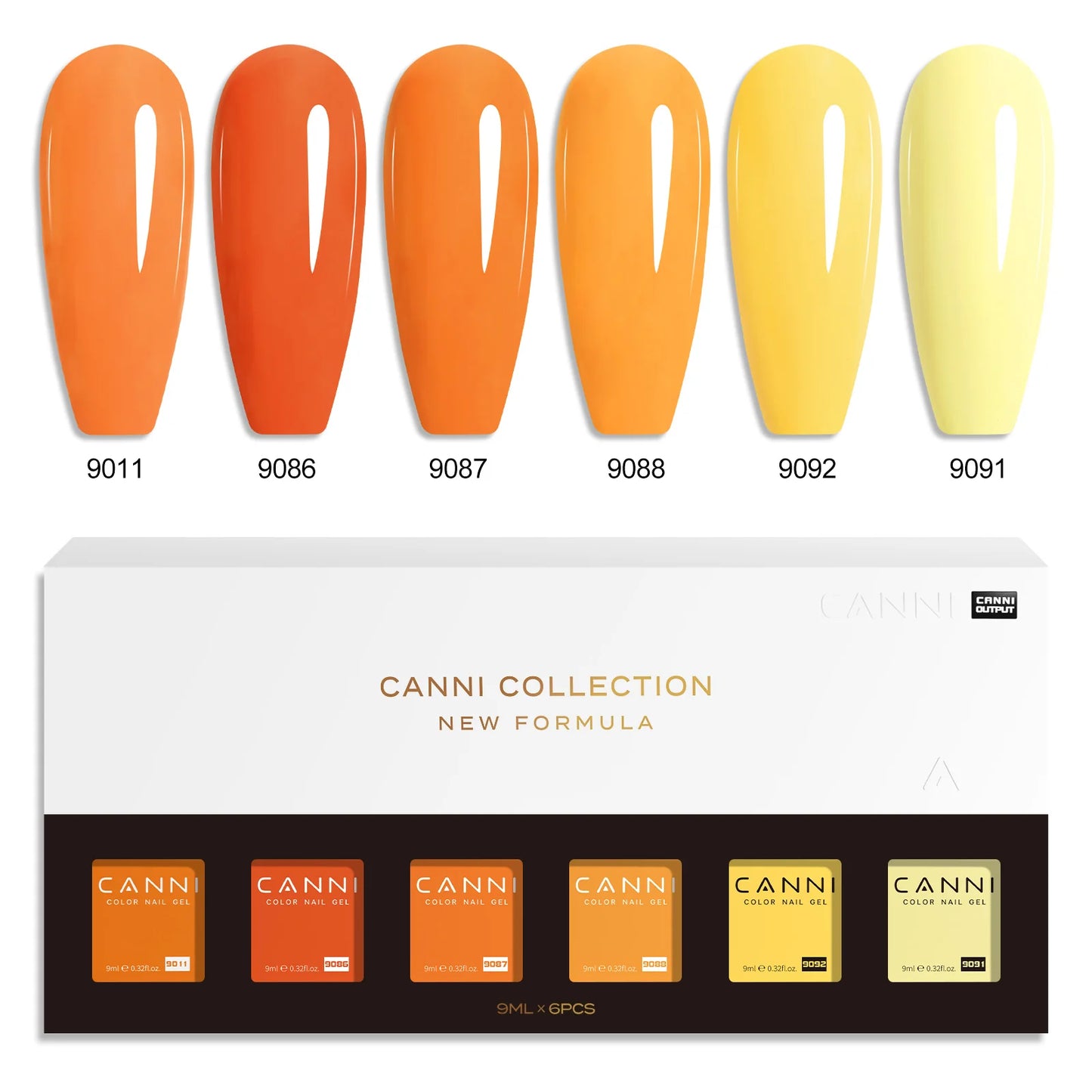 CANNI Hema Free Nail Gel Polish Thanks Giving Gift Christmas Red Color Collection Semi Permanent 9ml French Nail Gorgeous Color