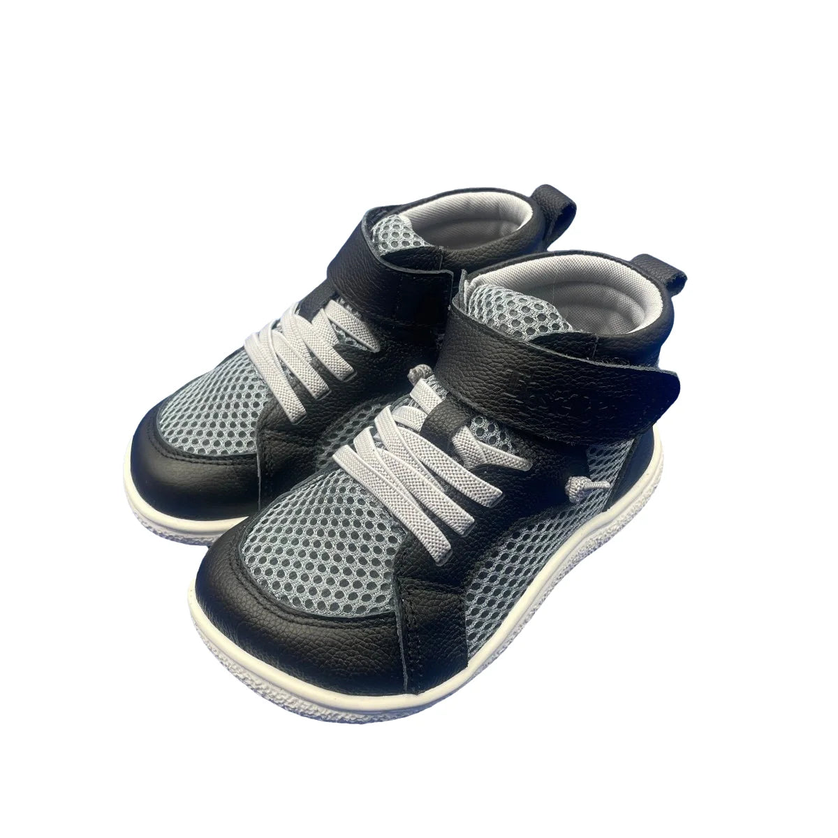 Tipsietoes Autumn Spring Genuine Leather Boots For Girls Boys Kids Barefoot Sneaker Leather Linning Light Weight Elastic Strape