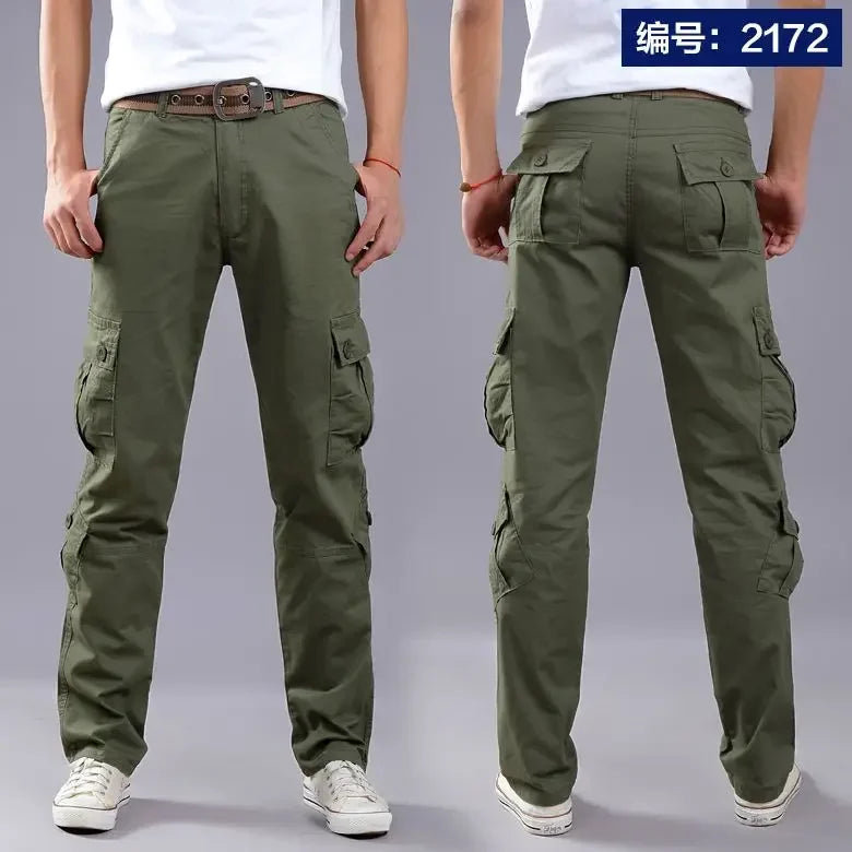 Trousers Man Straight Cargo Pants for Men Baggy Casual Aesthetic New In Street Loose Emo Y2k Vintage Designer High Quality Cheap