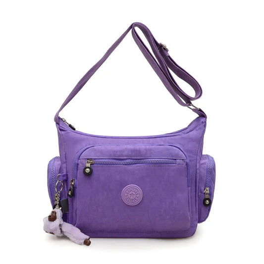 2025 Lightweight Crossbody Bag for Women Water-Resistant Nylon Casual Purse Adjustable Strap Middle-Aged Ladies Tote AntiTheft