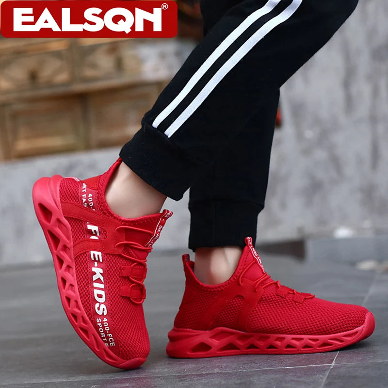 Kids Shoes Running Girls Boys School Spring Summer Casual Sports Sneakers Breathable Mesh Children's Outdoor Tennis