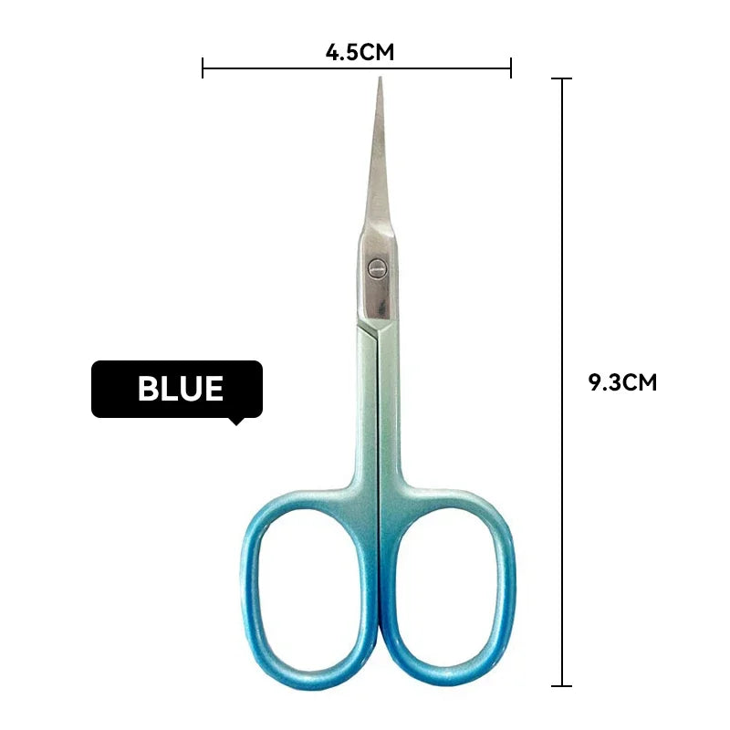 Stainless Steel Cuticle Scissors Dead Skin Remover Cuticle Cutter Professional Nail Art Tool Russian Manicure Curved Tip Scissor