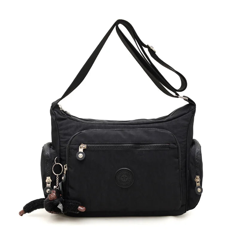 2025 Lightweight Crossbody Bag for Women Water-Resistant Nylon Casual Purse Adjustable Strap Middle-Aged Ladies Tote AntiTheft