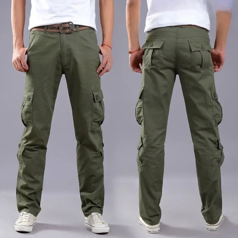 Trousers Man Straight Cargo Pants for Men Baggy Casual Aesthetic New In Street Loose Emo Y2k Vintage Designer High Quality Cheap