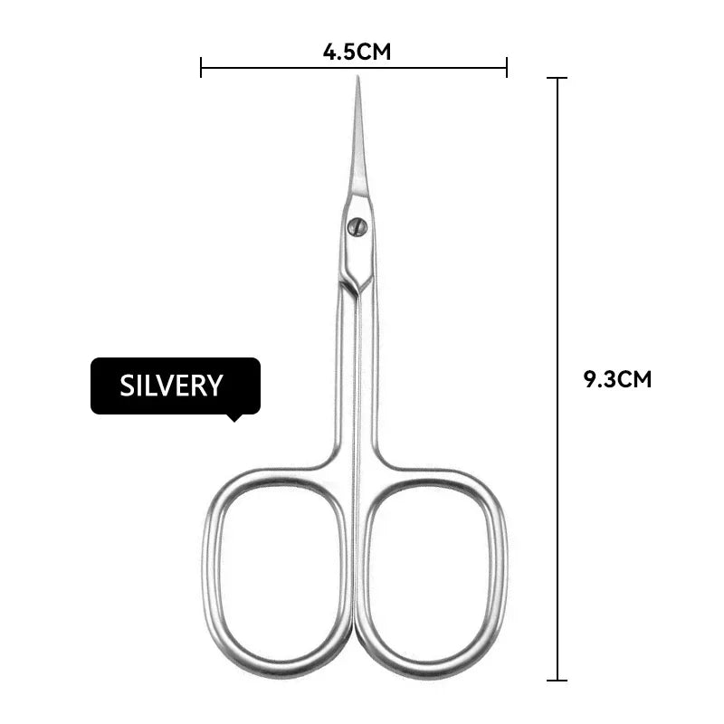 Stainless Steel Cuticle Scissors Dead Skin Remover Cuticle Cutter Professional Nail Art Tool Russian Manicure Curved Tip Scissor