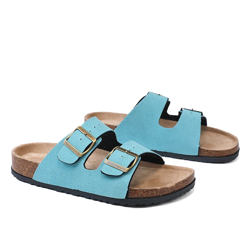 Man's Leather Sandal for Men Beach Sandals Men 2025 Designer Men's Shoes Men's Comfortable Slipper Original Brands Shoes Summer