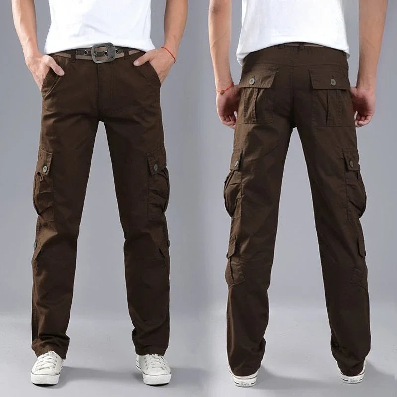 Trousers Man Straight Cargo Pants for Men Baggy Casual Aesthetic New In Street Loose Emo Y2k Vintage Designer High Quality Cheap