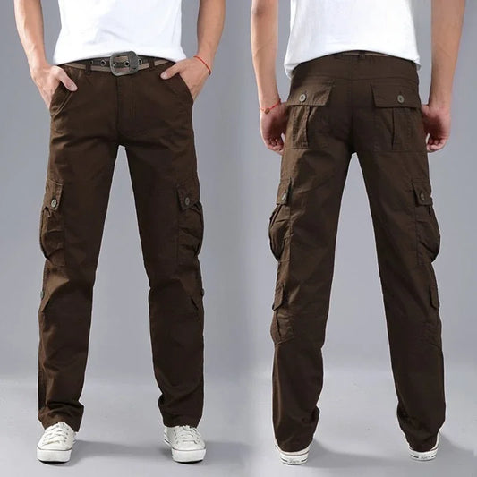 Trousers Man Straight Cargo Pants for Men Baggy Casual Aesthetic New In Street Loose Emo Y2k Vintage Designer High Quality Cheap