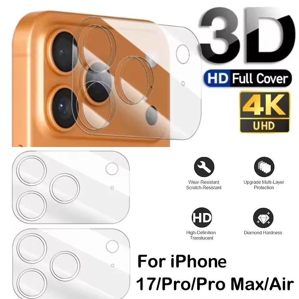 IPhone 17 ProMax Air 17Pro Lens Protector Ultra Clear and Fully Transparent Mobile Phone Lens Anti-scratch Protective Films