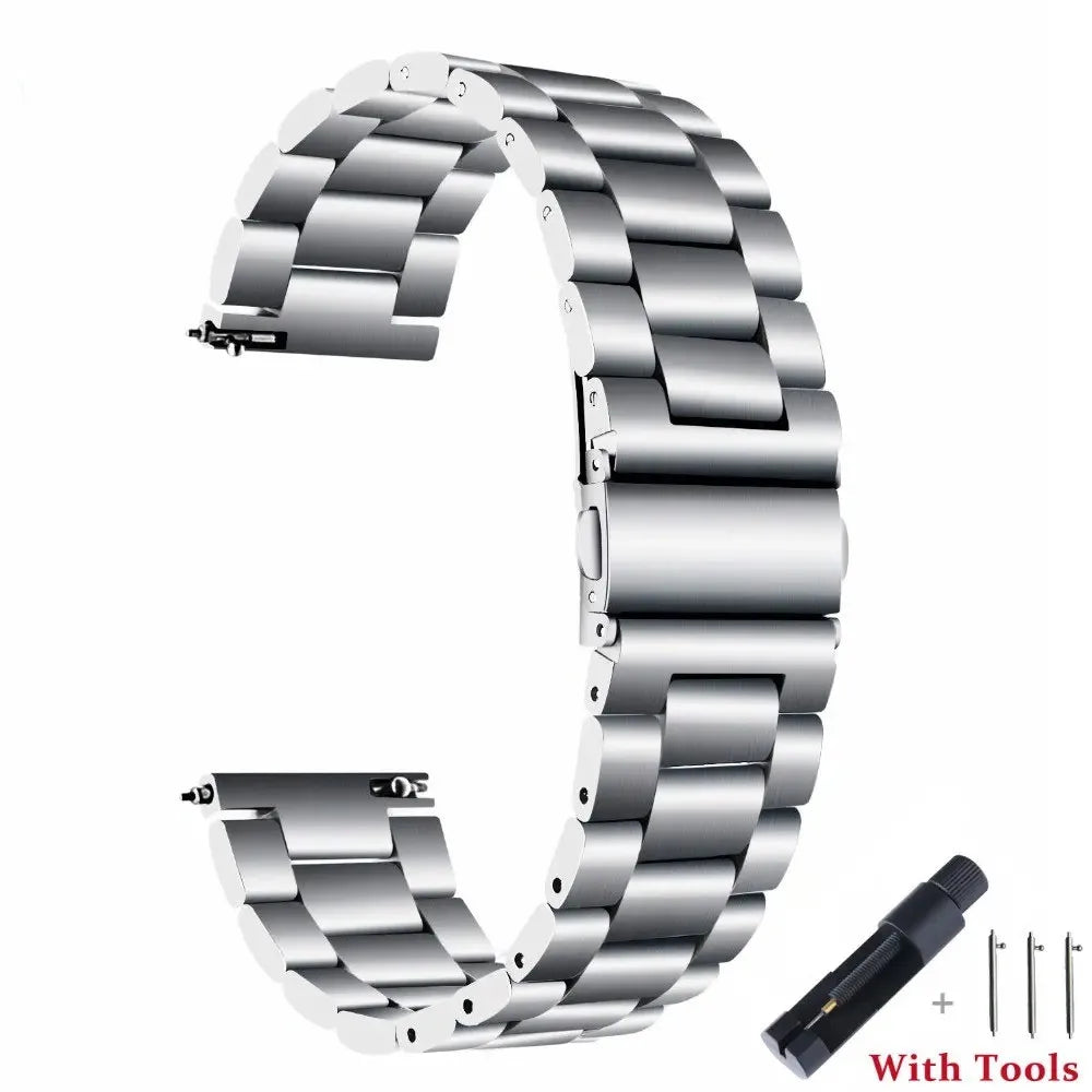 18mm 20mm 22mm 24mm Quick Release Solid Stainless Steel Watch Strap for Universal Watch Band Bracelet Accessories with Tool