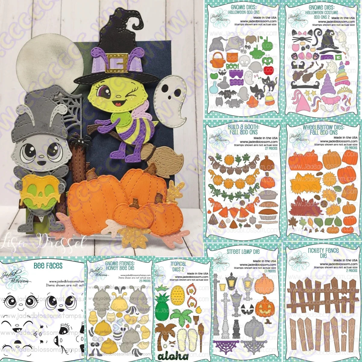 Scrapbook Halloween Ghost Pumpkin Bee Face New Metal Cutting Dies Clear Stamps DIY Decorating Paper Card Album Embossing Craft