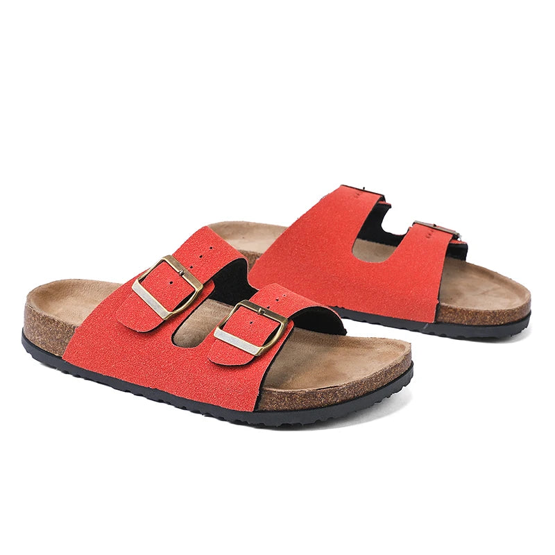 Man's Leather Sandal for Men Beach Sandals Men 2025 Designer Men's Shoes Men's Comfortable Slipper Original Brands Shoes Summer