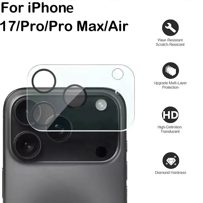 IPhone 17 Air Pro Max 3D camera lens screen protector suitable for iPhone 17 17 ProMax 17Air 17Pro back protective film