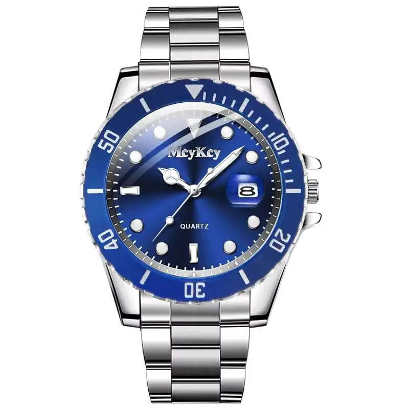 Fashion Men Calendar Quartz Watch Luxury Large Dial Man's Business Watches Reloj Hombre